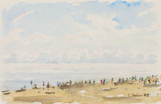 Рыбченков Борис Фёдорович. Юрмала. На берегу Рижского залива